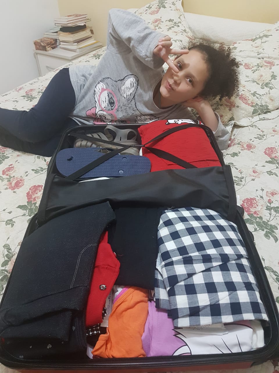 arrumando as malas